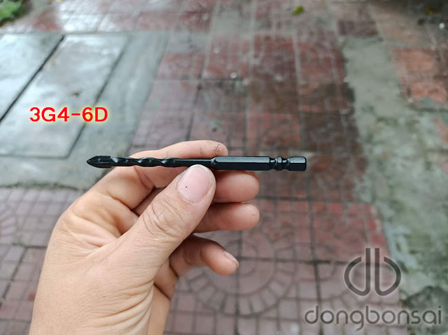 Mũi khoan lỗ 3G4-6 mẫu dài