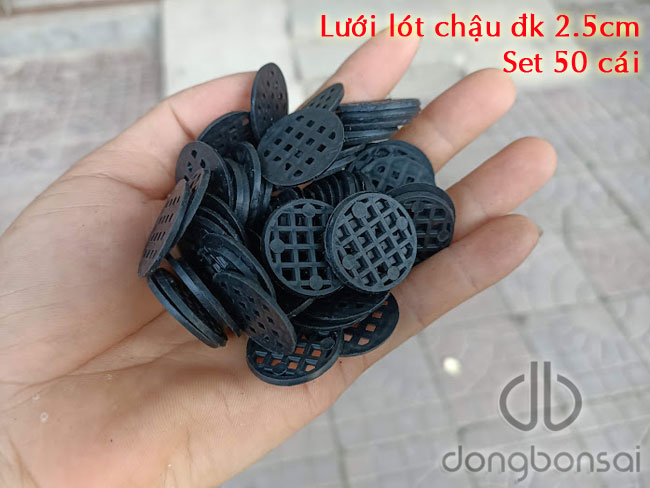 Lưới lót chậu C25, set 50 cái