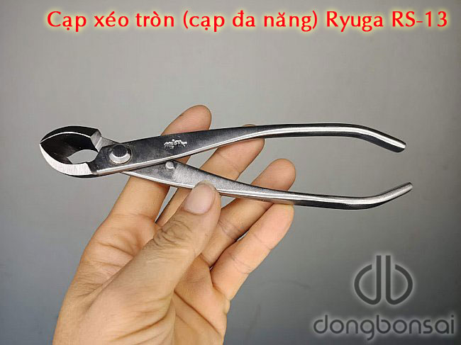 Cạp xéo tròn (cạp đa năng) thép trắng mini Ryuga RS-13