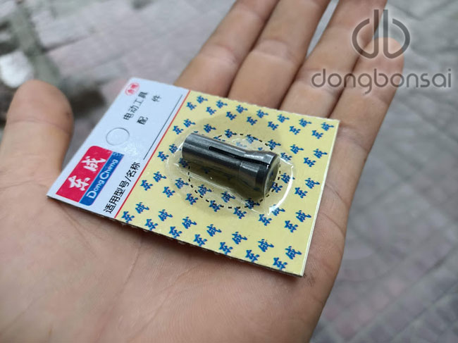 Kẹp mũi trục 6mm cho máy mài khuôn, máy mài chai