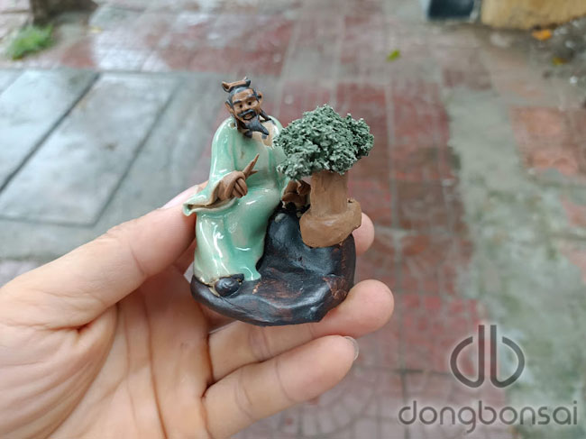 Tượng gốm mini, cắt bonsai